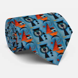 Kandinsky Soft Hard Abstract Tie