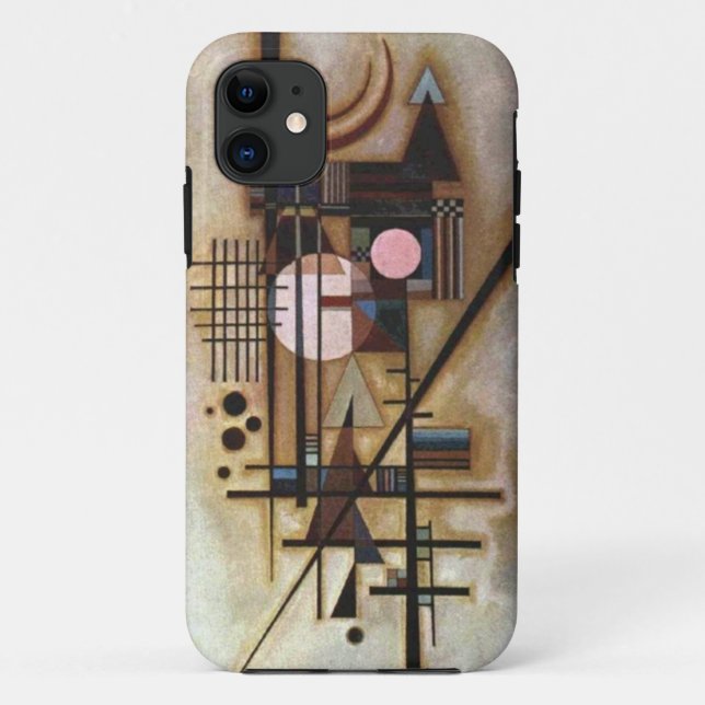 Kandinsky Softened Construction Case-Mate iPhone Case (Back)