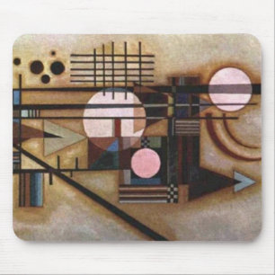 Kandinsky Softened Construction Mouse Pad