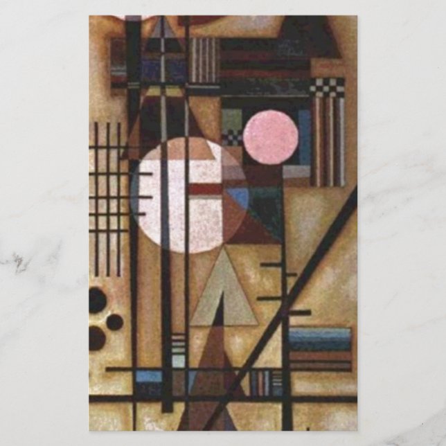 Kandinsky Softened Construction Stationery (Front)
