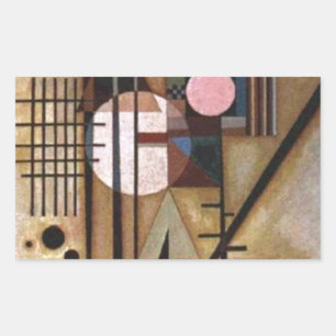 Kandinsky Softened Construction Sticker