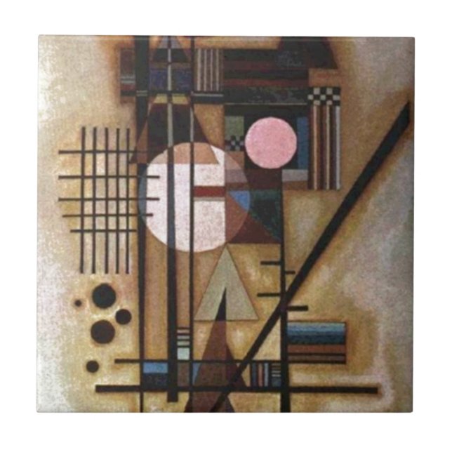 Kandinsky Softened Construction Tile (Front)