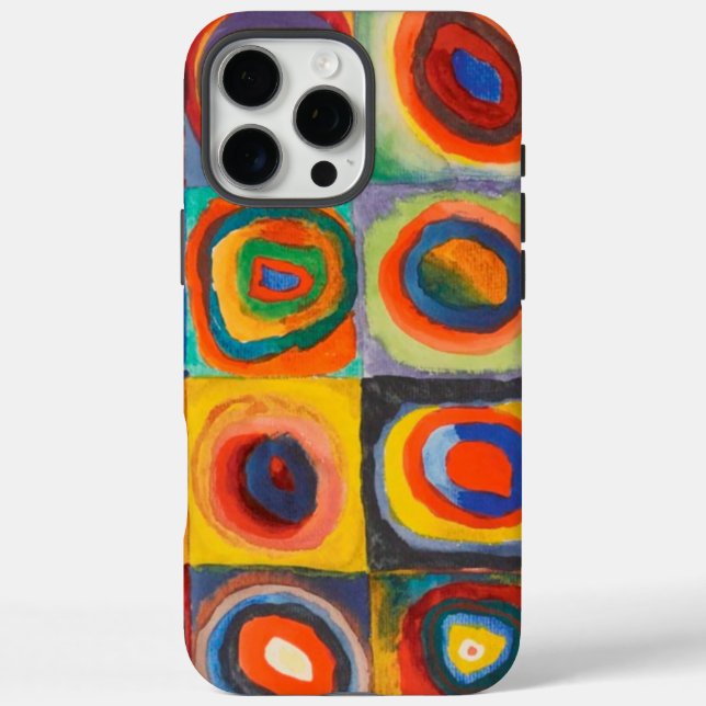 Kandinsky Squares Concentric Circles Case-Mate iPhone Case (Back)
