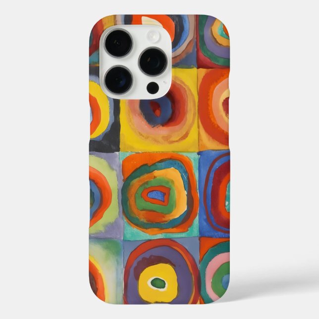 Kandinsky Squares Concentric Circles Case-Mate iPhone Case (Back)