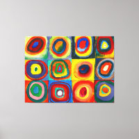 KANDINSKY - Squares with Concentric Circles (1913)