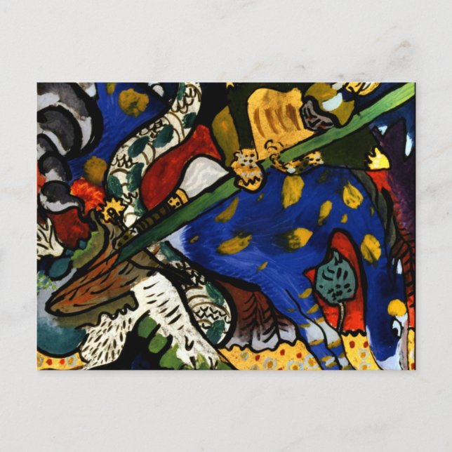 Kandinsky - St. George I Postcard (Front)