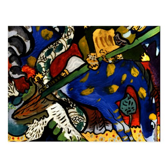 Kandinsky - St. George I Postcard