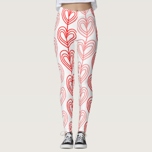Kandinsky Staggered Valentine’s Leggings