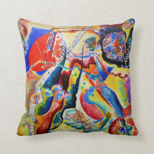Kandinsky - Tableau a la Tache Rouge Throw Pillow