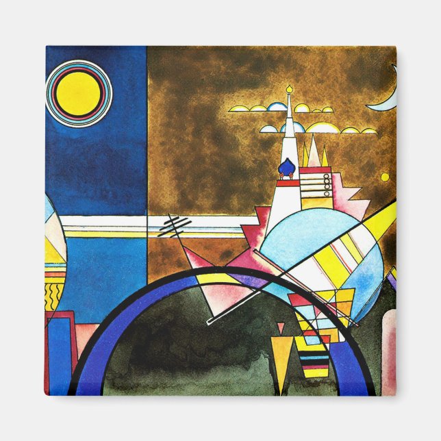 Kandinsky - The Great Gate of Kiev Magnet (Front)