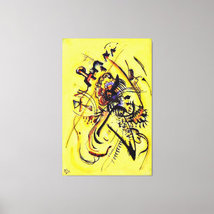 Kandinsky - The Unknown Voice, abstract art Canvas Print
