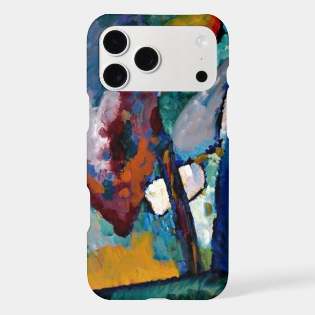 Kandinsky - The Waterfall, abstract art (Verso)