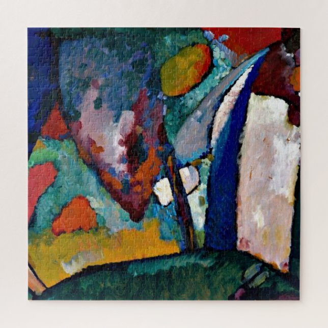 Kandinsky - The Waterfall, colourful abstract art Jigsaw Puzzle (Vertical)