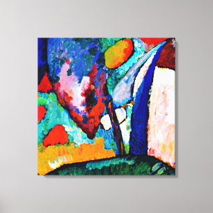 Kandinsky - The Waterfall, colourful artwork, Canvas Print
