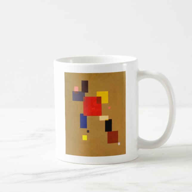 Kandinsky Thirteen Rectangles Abstract Painting Coffee Mug (Right)
