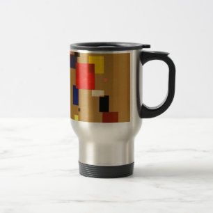 Kandinsky Thirteen Rectangles Abstract Painting Travel Mug