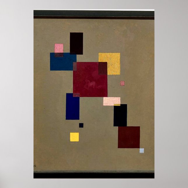Kandinsky - Thirteen Rectangles Poster (Front)