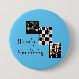 Kandinsky - Three of his famous artwork 3 Inch Round Button