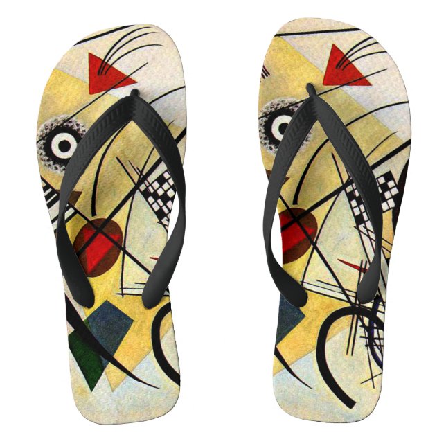 Kandinsky - Transverse Line, Flip Flops (Footbed)