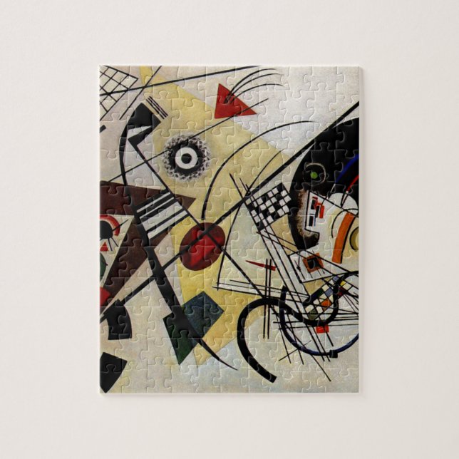 Kandinsky Transverse Unbroken Line Jigsaw Puzzle (Vertical)