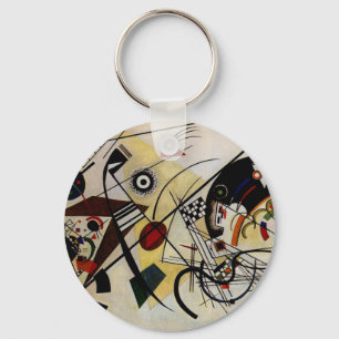Kandinsky Transverse Unbroken Line Keychain