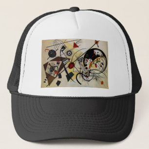 Kandinsky Transverse Unbroken Line Trucker Hat