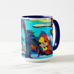 Kandinsky - Two Houses Mug