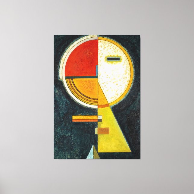 KANDINSKY - UNSTABLE COMPENSATION - 1930 -Bauhaus- Canvas Print (Front)