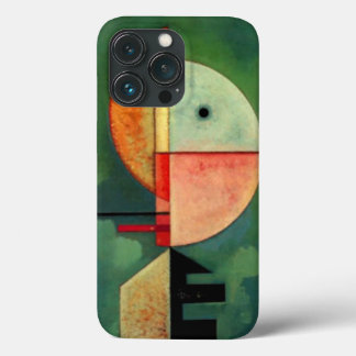 Kandinsky Upward Abstract Painting Green iPhone 13 Pro Case