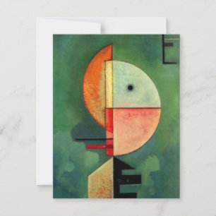 Kandinsky Upward Abstract Painting Holiday Card
