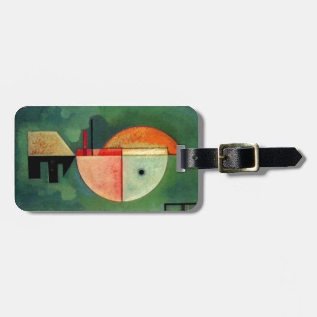 Kandinsky Upward Abstract Painting Luggage Tag (Front Horizontal)