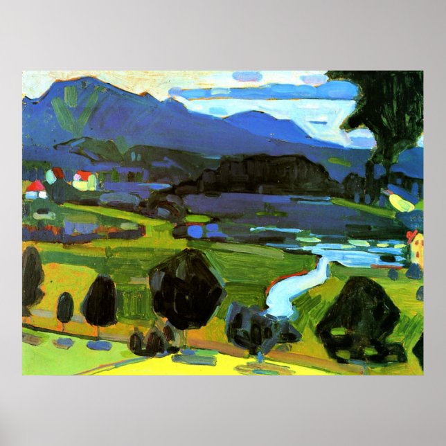 Kandinsky - View over the Staffelsee Poster (Front)