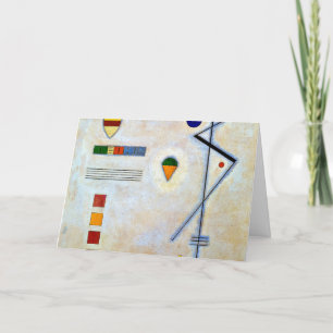Kandinsky - Von-Zu, famous abstract artwork Holiday Card