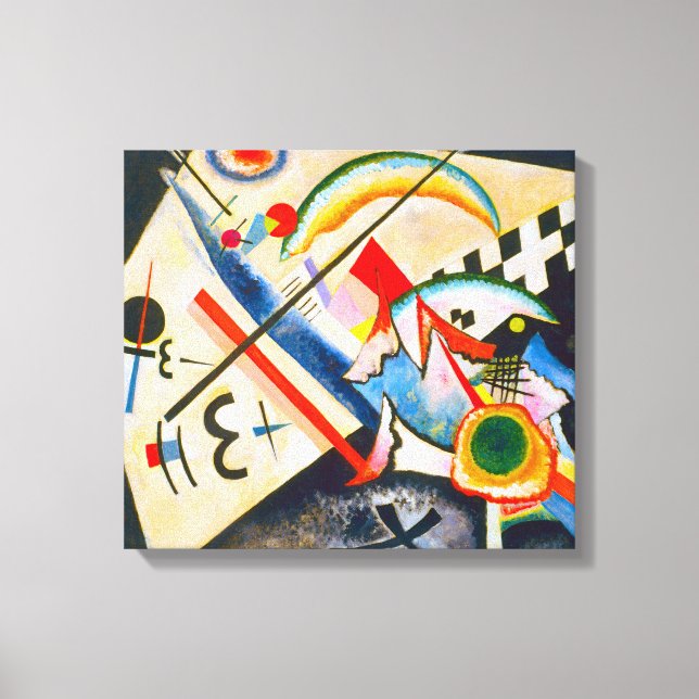 Kandinsky White Cross Canvas Print (Front)