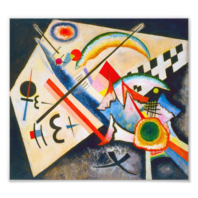 Kandinsky White Cross Photo Print (Front)