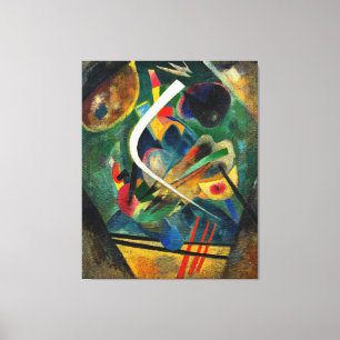 KANDINSKY - WHITE LINE - WHITE STROKE - 1920 -  CANVAS PRINT