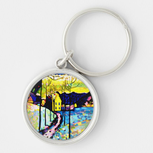 Kandinsky - Winter Landscape Keychain (Front)