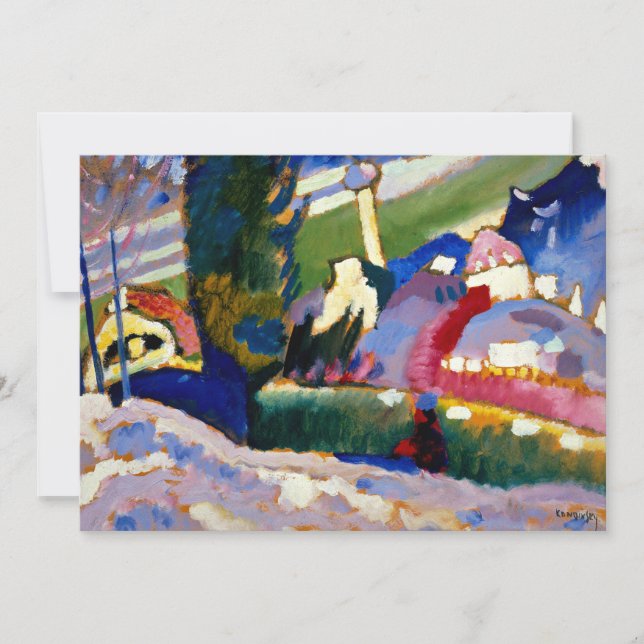 Kandinsky - Winter Landscape with Church Card (Front)