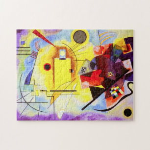 Kandinsky Yellow Blue Puzzle