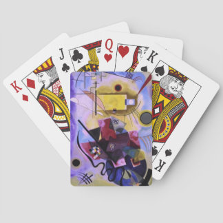 Kandinsky Yellow. Playing Cards