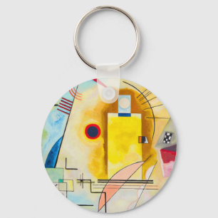 Kandinsky Yellow-Red-Blue Keychain