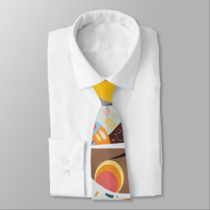Kandinsky's Abstract Artwork Tie