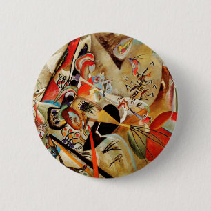 Kandinsky's Abstract Composition 2 Inch Round Button