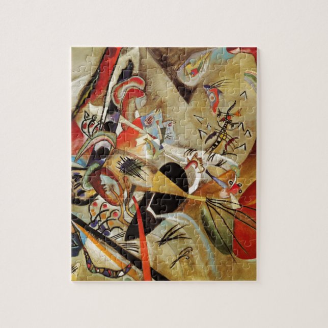 Kandinsky's Abstract Composition Jigsaw Puzzle (Vertical)