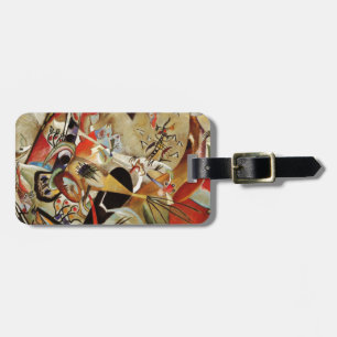 Kandinsky's Abstract Composition Luggage Tag