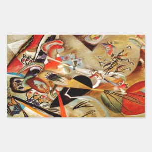 Kandinsky's Abstract Composition Sticker