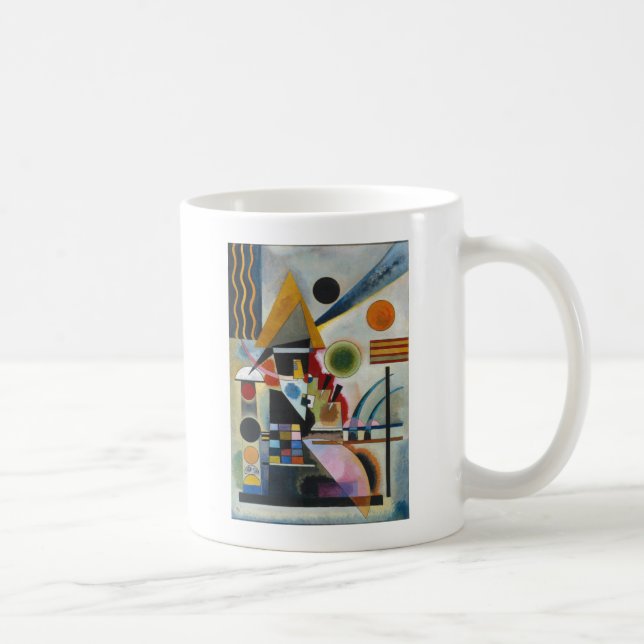 Kandinsky's Abstract Painting Swinging Coffee Mug (Right)