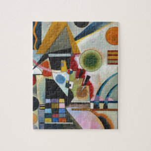Kandinsky's Abstract Painting Swinging Jigsaw Puzzle