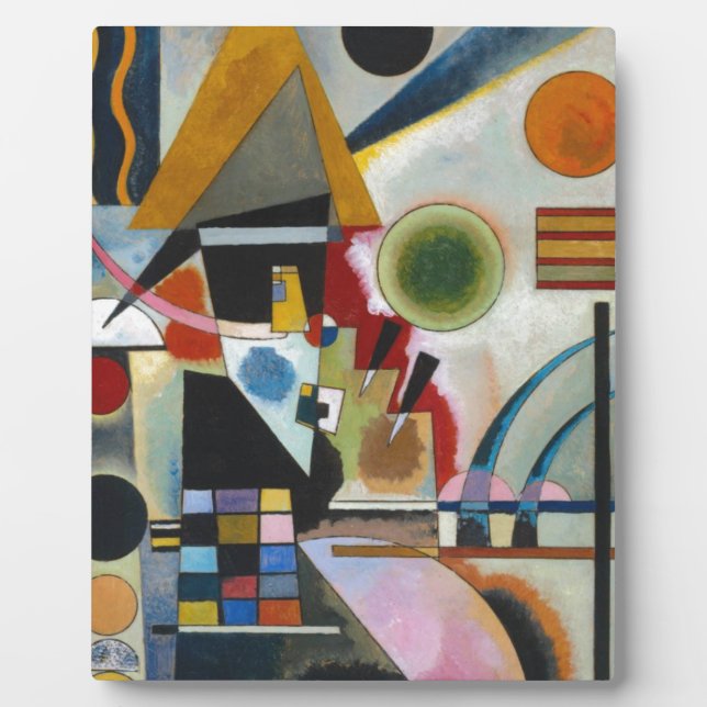 Kandinsky's Abstract Painting Swinging Plaque (Front)