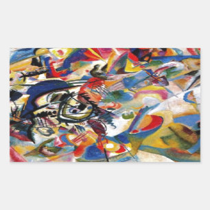 Kandinsky's Composition VII Sticker